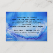 Carte De Visite bizcard de demigail (Dos)