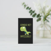 Carte De Visite BJJ Humour brésilien Jiu Jitsu TRex Armbar (Debout devant)