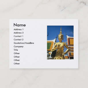 Carte De Visite Bkk5, nom, adresse 1, adresse 2, contact 1, Co…