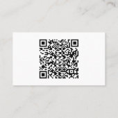 Carte De Visite Black and White Crystals Salon Spa  (Dos)