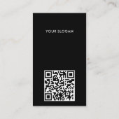 Carte De Visite Black Carbon Fiber Or Louer voiture Chauffeur (Dos)