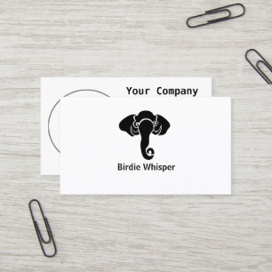 Carte De Visite Black Elephant Family Home Adresse Républicaine