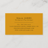 Carte De Visite Black Frames, Opticien, Praticien Technique (Dos)