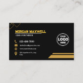 Carte De Visite Black Gold Diamonds PDG & Fondateur (Devant)