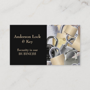 Carte de visite Black Gold Locksmith