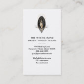 Carte De Visite *~* Black Gold Rays Mystic Main Snake (Dos)