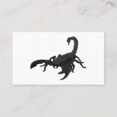 Carte De Visite Black hungry scorpion (Dos)