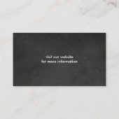 Carte De Visite Black Labrador Retriever avec bâton (Dos)