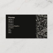 Carte De Visite Black Lace (Dos)