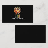Carte De Visite Black Lives Matt Graffiti Egalité Empower (Devant / Derrière)