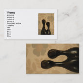Carte de visite Black Metal Figures (Devant / Derrière)