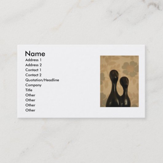 Carte de visite Black Metal Figures (Devant)
