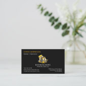 Carte De Visite Black Painter Services Professional (Debout devant)