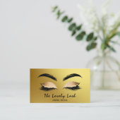 Carte De Visite *~* Black Parties scintillant Lashes Extensions Br (Debout devant)