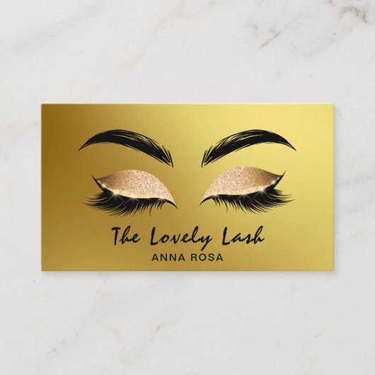 Carte De Visite *~* Black Parties scintillant Lashes Extensions Br (Devant)