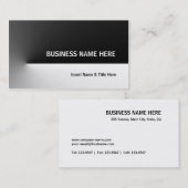 Carte De Visite Black Pro (Devant / Derrière)