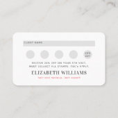 Carte De Visite Black Rose Beauté Professional QR Code Loyauté (Dos)