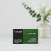 Carte De Visite Black SideBand - Green Planet Texture (Debout devant)