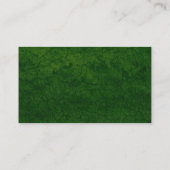Carte De Visite Black SideBand - Green Planet Texture (Dos)