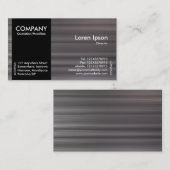 Carte De Visite Black SideBand - Tex en métal brossé (Devant / Derrière)