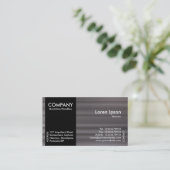 Carte De Visite Black SideBand - Tex en métal brossé (Debout devant)