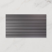 Carte De Visite Black SideBand - Tex en métal brossé (Dos)