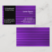 Carte De Visite Black SideBand - Texture brossée violette (Devant / Derrière)