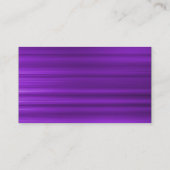 Carte De Visite Black SideBand - Texture brossée violette (Dos)
