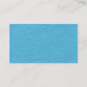 Carte De Visite Black SideBand - Texture de papier bleu clair (Dos)