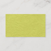 Carte De Visite Black SideBand - Texture de papier jaune (Dos)