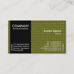 Carte De Visite Black SideBand - Texture de tissu jaune