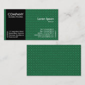 Carte De Visite Black SideBand - Texture de tissu vert (Devant / Derrière)