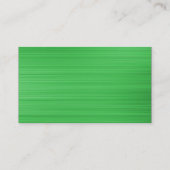 Carte De Visite Black SideBand - Vert Brossé II Tex (Dos)