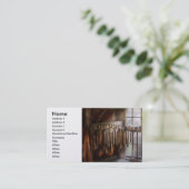 Carte De Visite Black Smith - Tirer des plaques et des marteaux (Debout devant)