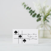 Carte De Visite Black Spades Tac Toe Thunder_Cove (Debout devant)