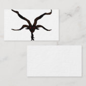 Carte de visite Black Star-volcanique (Devant / Derrière)