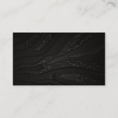 Carte De Visite Black Tech Arrière - plan moderne (Dos)