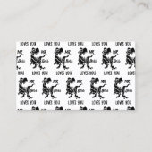 Carte De Visite Black Trex le Boss Dino (Devant)