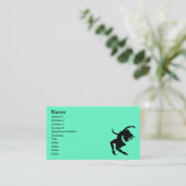 Carte De Visite Black Vector Dancing Femme Fille Party (Debout devant)