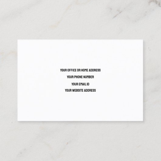 Carte De Visite Black White QR Code Modern Mariage Event Planner (Dos)