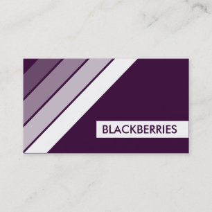 Carte De Visite BLACKBERRIES rétro