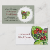 Carte De Visite BlackBerry (Devant / Derrière)