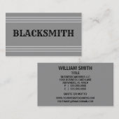 Carte de visite Blacksmith (Devant / Derrière)