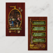 Carte De Visite Blacksmith - École de forgeron 1899 (Devant / Derrière)