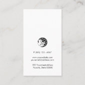 Carte De Visite Blacksmith Iron Works Metal  (Dos)