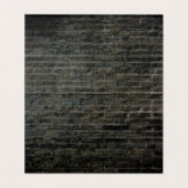 Carte De Visite Blanc avec brique foncée Image dans la recette Car (Intérieur déplié)