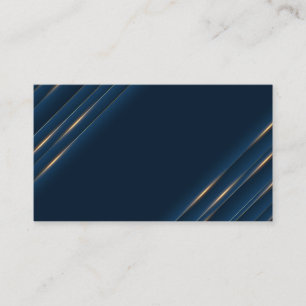 Carte De Visite Blanc bleu et or de luxe