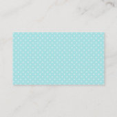 CARTE DE VISITE BLANC BLEU SPOT (Dos)