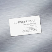 Carte de visite blanc chic professionnel esthétiqu (In Situ)