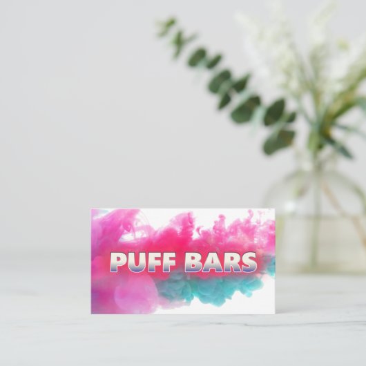 Carte de visite blanc de bandes jetables (Debout devant)